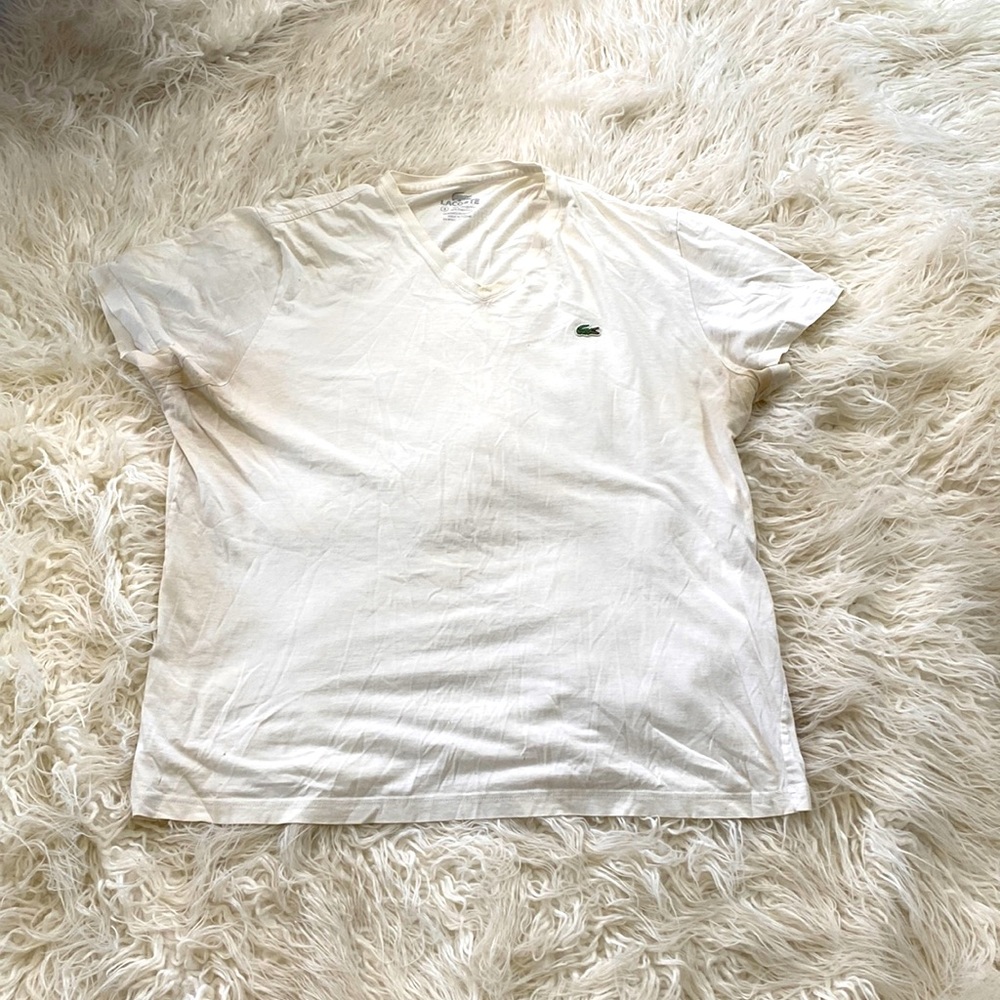 Lacoste White tee
